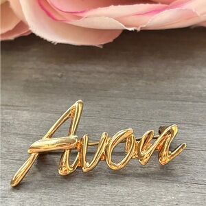 Vintage Gold Tone Avone Brooch